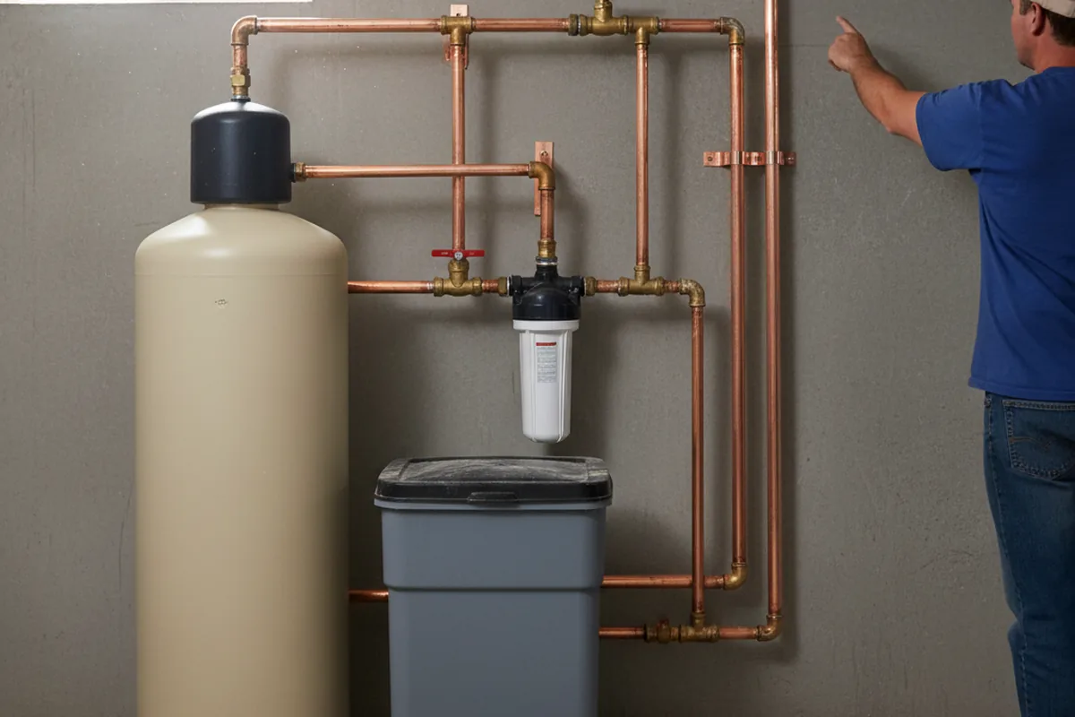 Whole-house water treatment system installed in Chantilly